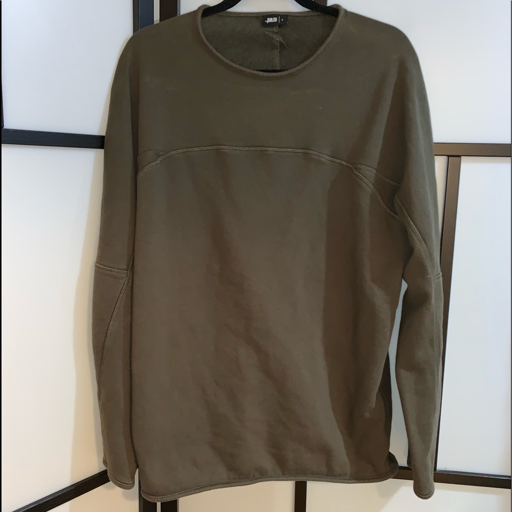 Publish Army Green Sweater